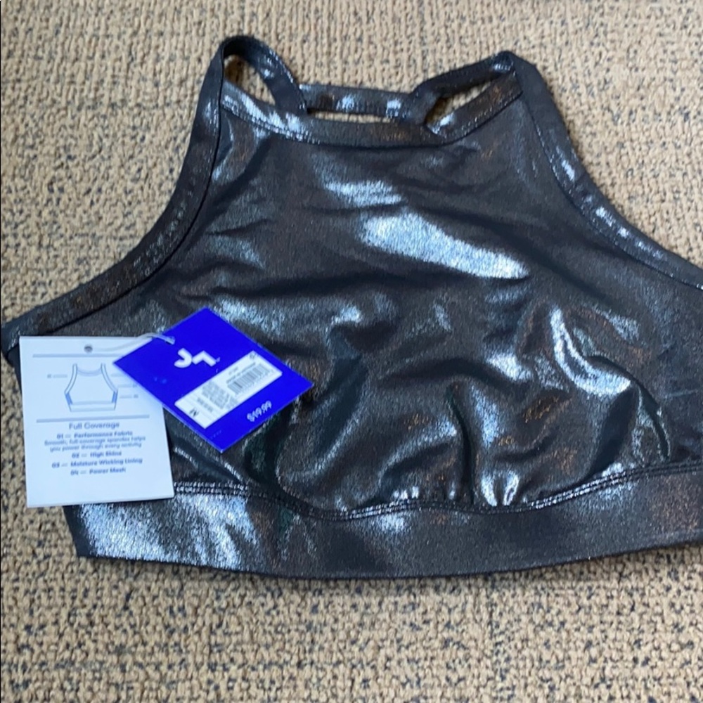 Super Cute Metallic Joy Lab Sports Bra